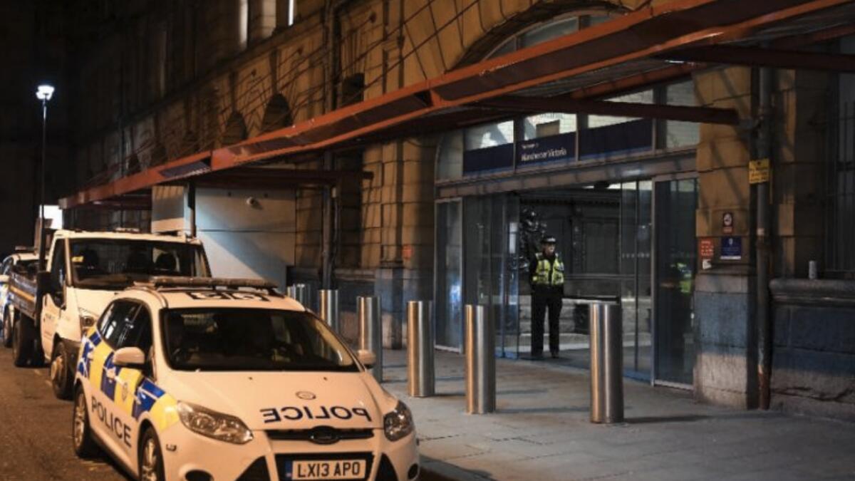 Three injured in knife attack at Manchester train station on New Years Eve