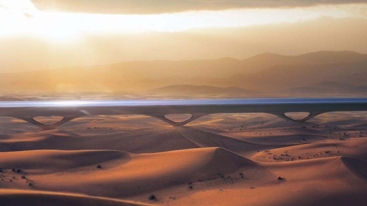 Dubai-Abu Dhabi 12-minute Hyperloop by 2020