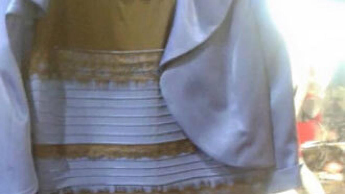 Black/blue or white/gold? Dress debate goes viral