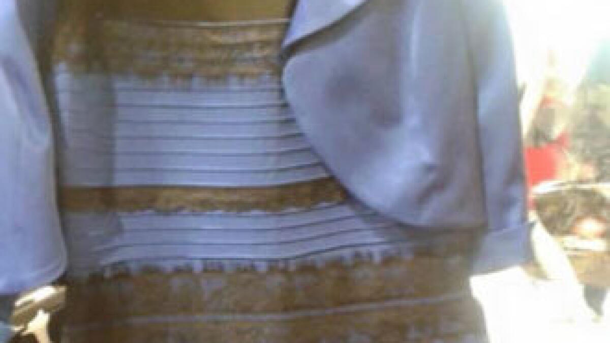 Black/blue or white/gold? Dress debate goes viral