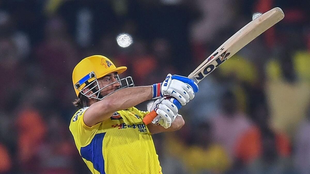Chennai Super Kings' MS Dhoni is likely to make his final appearance at the Wankhede Stadium on Sunday. - AFP
