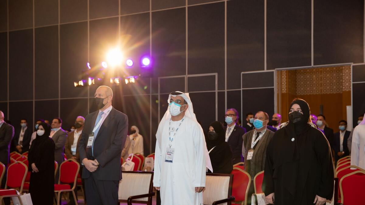 Dr Omniyat Al Hajeri during the Abu Dhabi International Mental Health Conference.