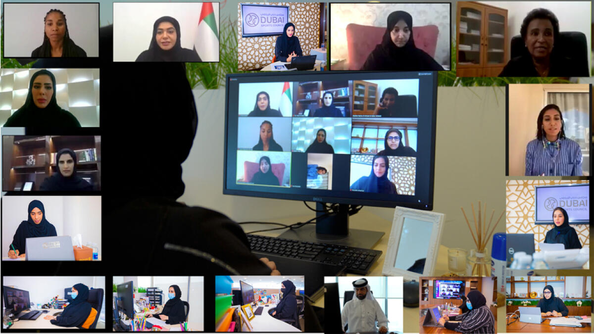 The virtual International Forum for Women and Sports was organised by the Women's Sports Committee of Dubai Sports Council. - Supplied photo