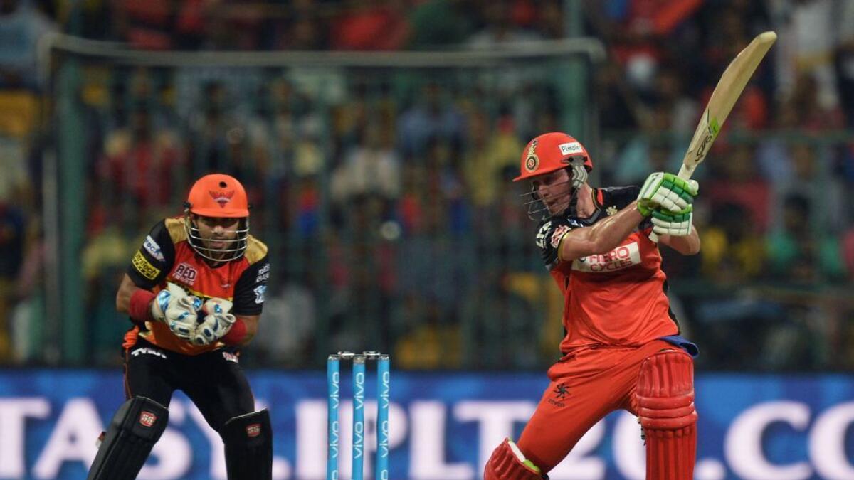 Royal Challengers defeat Sunrisers by 45 runs 