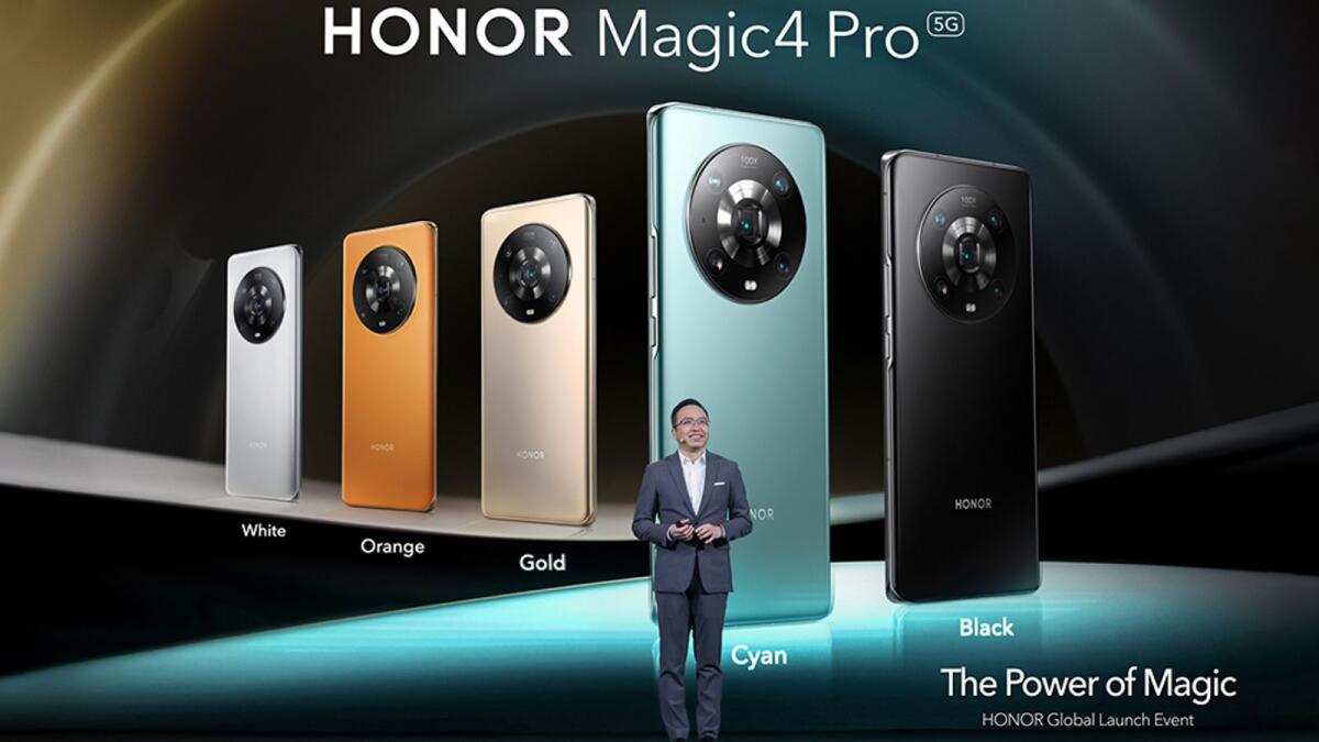 Mr. George Zhao, CEO of HONOR Device Co, Ltd at the event-HONOR Magic4 Pro