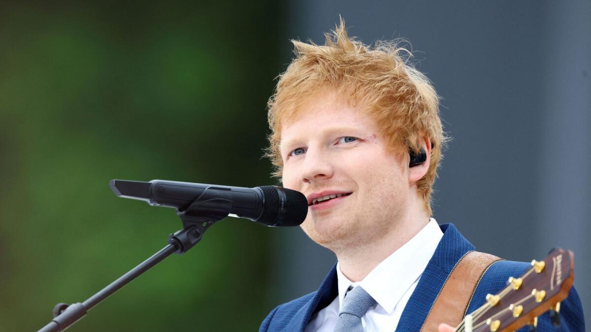 Singer Ed Sheeran. — Reuters file