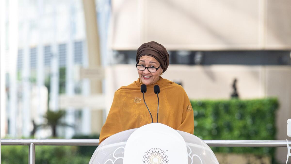 Amina Mohammed, deputy secretary-general of UN (Photo: Expo 2020 Dubai)