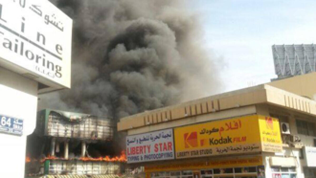 Restaurant catches fire in busy Bur Dubai area