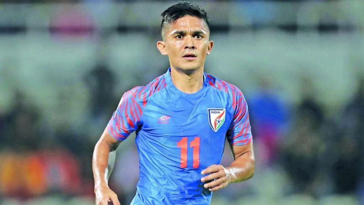 Chhetri made his international debut in 2005 in a match against Pakistan