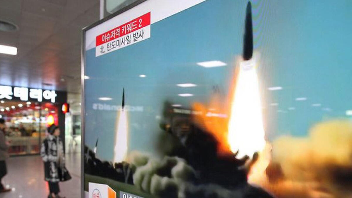 N. Korea fires three ballistic missiles off east coast: Seoul