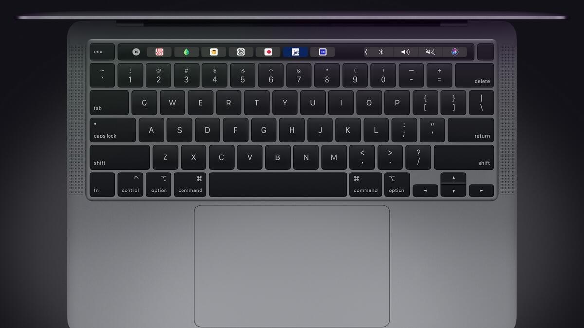 Apple's new Magic Keyboard complements its digital Touch Bar strip.