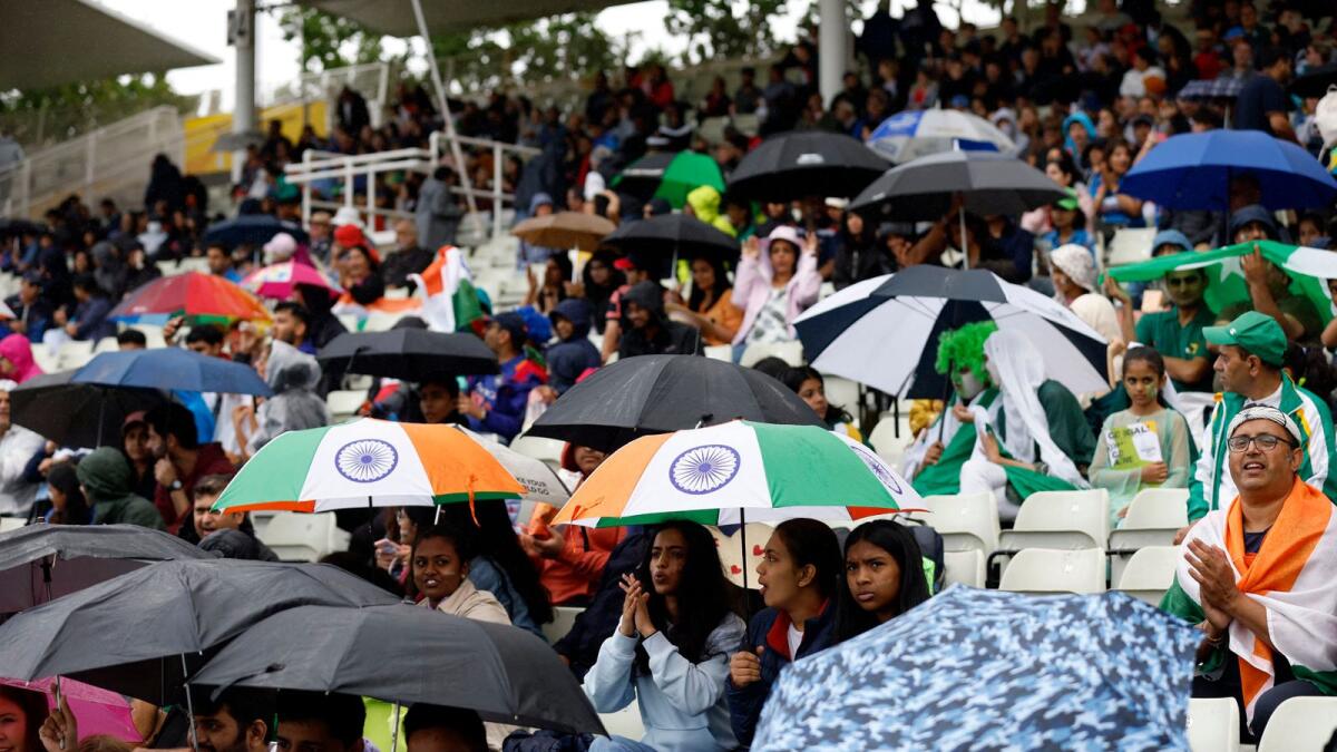 Fans in the stands at Edgbaston on Sunday. — Reuters