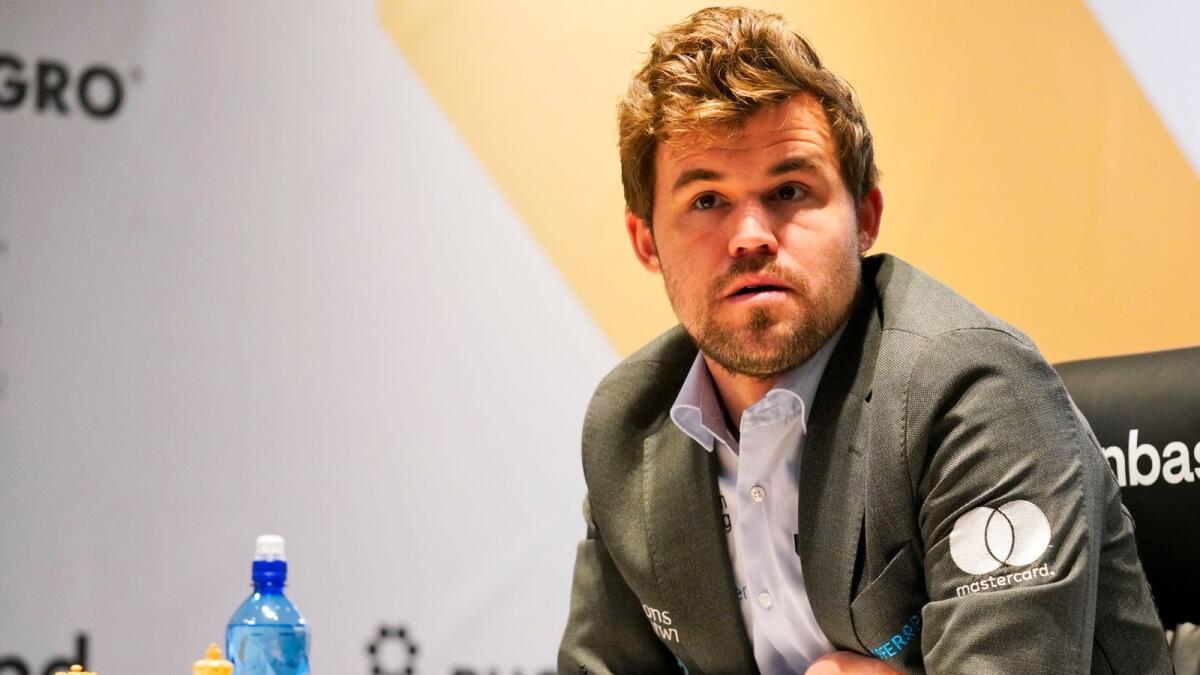 Magnus Carlsen of Norway. (AP)