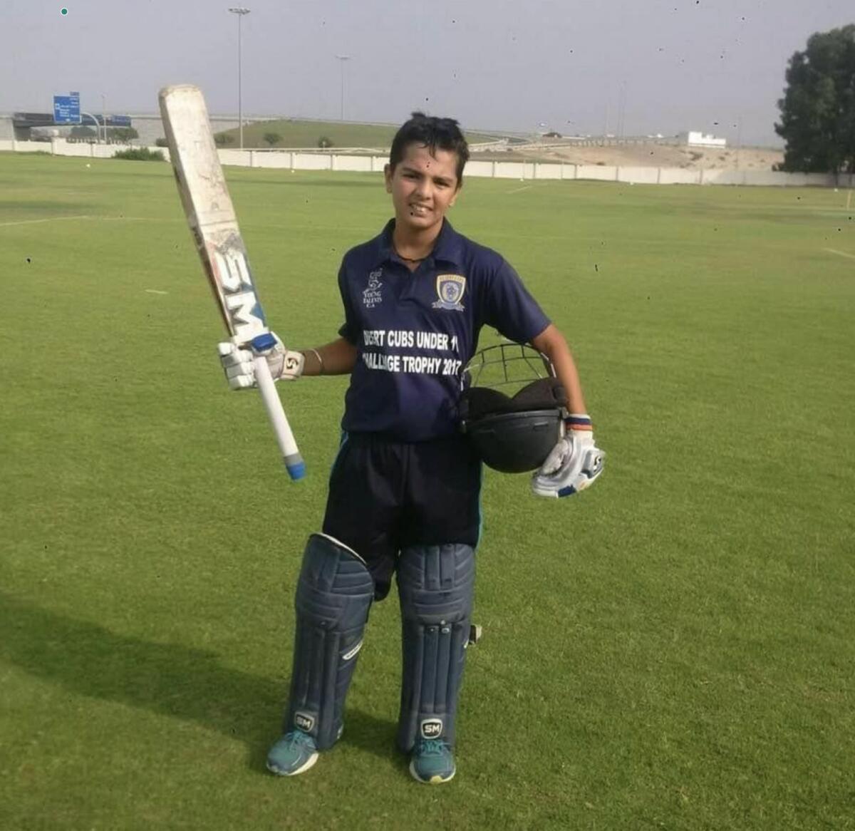 Tanish was a prolific scorer at age-group cricket