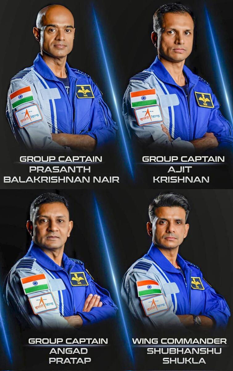 Astronauts-designates. Photo: PTI