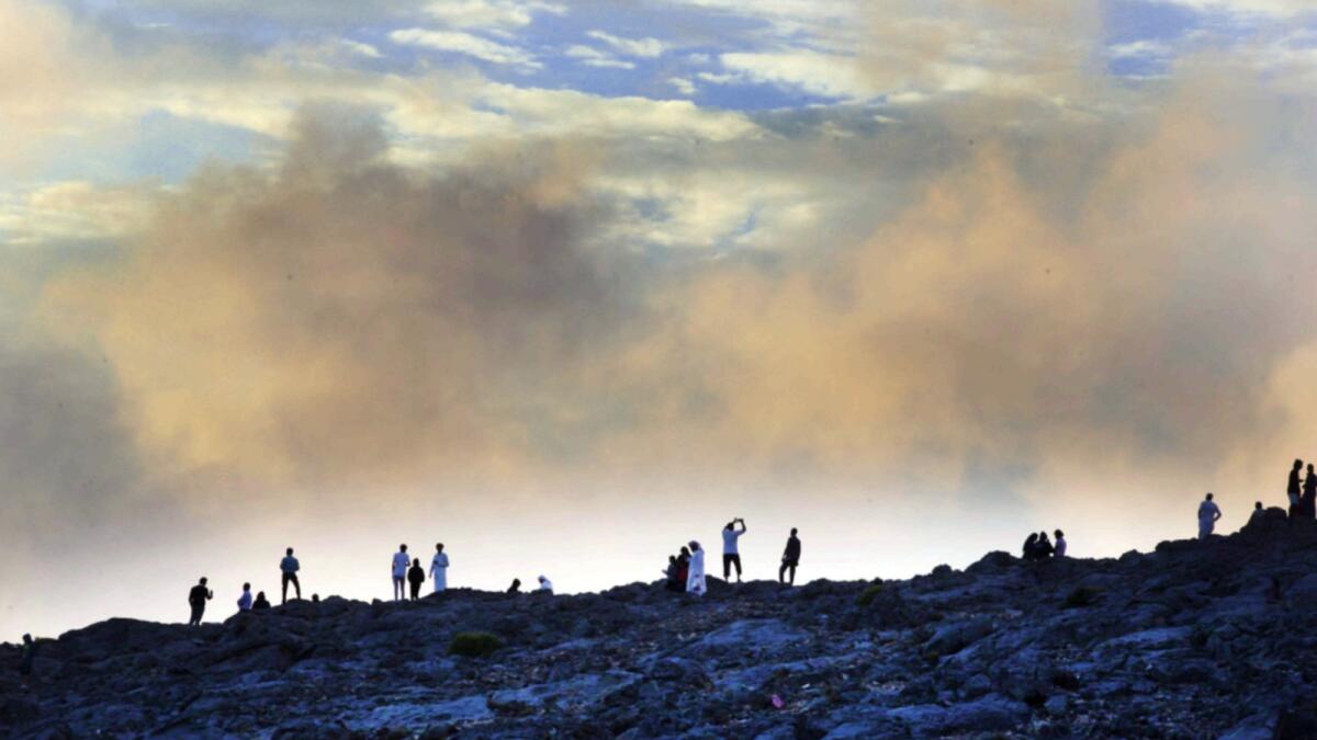 Jebel Jais recorded the lowest temperature in the country on Monday. — File photo