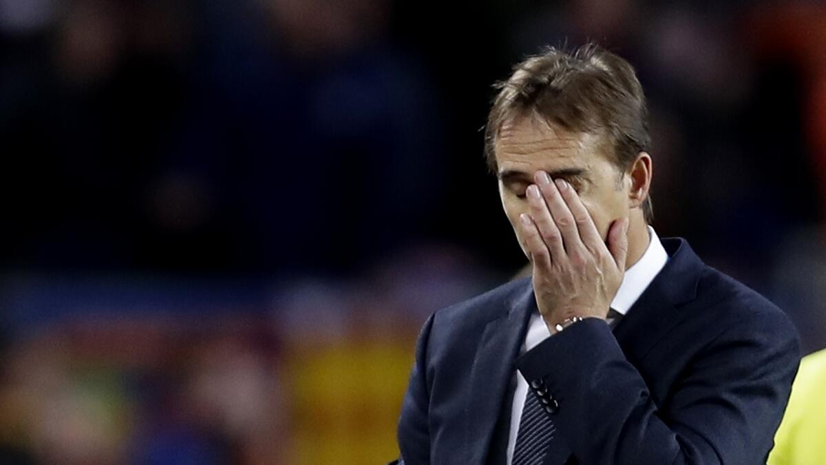 Lopetegui sacked as Real Madrid coach, Solari put in temporary charge 