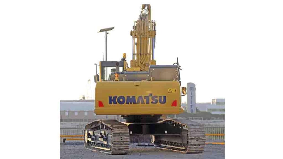 The Komatsu PC500LC-10R excavator was launched in Dubai.