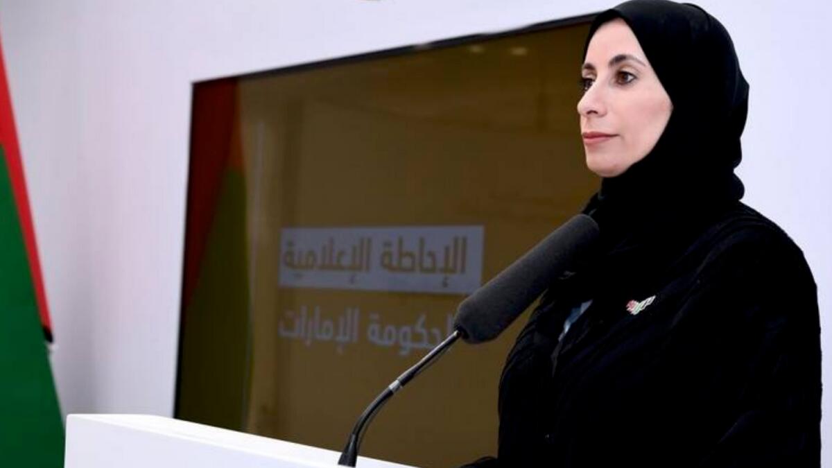 Dr Farida Al Hosani, official spokesperson for the UAE health sector. File photo