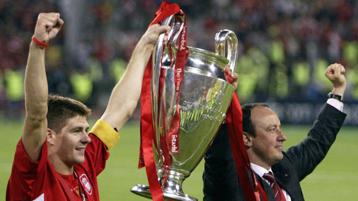 Liverpool fought back from 3-0 down to win their fifth European Cup. -- AFP