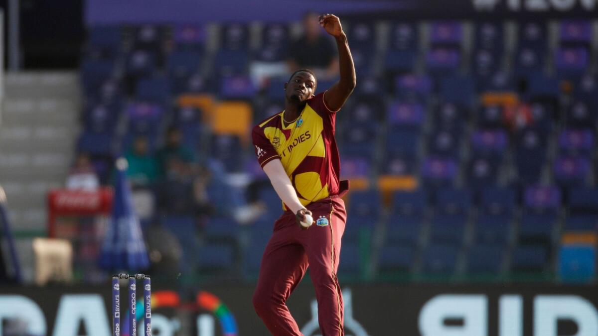Jason Holder came in later as a replacement, but it was too little too late to make a difference for the West Indies. — Reuters
