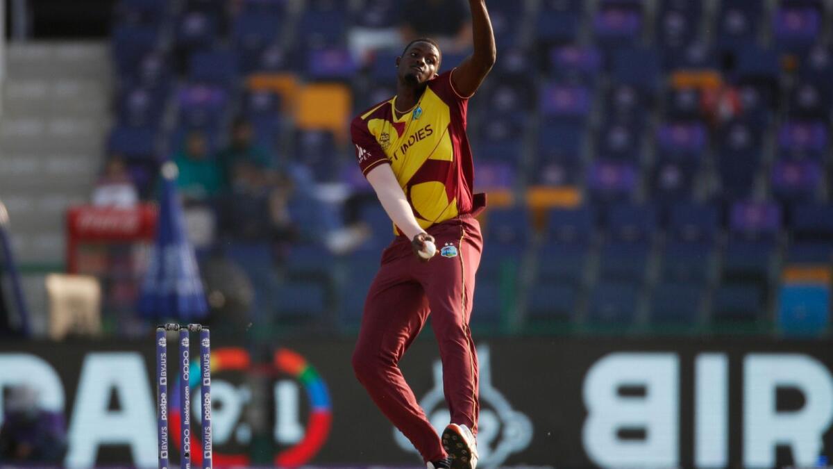 Jason Holder came in later as a replacement, but it was too little too late to make a difference for the West Indies. — Reuters