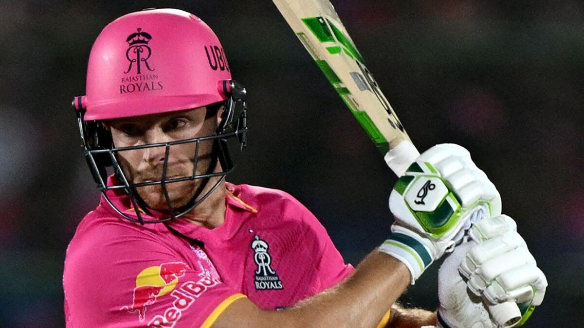 Rajasthan Royals' Jos Buttler bounced back to form to score a match-winning century. - AFP
