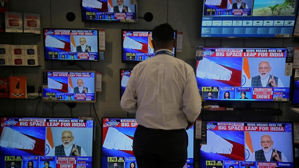 India imported colour TV sets worth $781 million in 2019-20. - Reuters