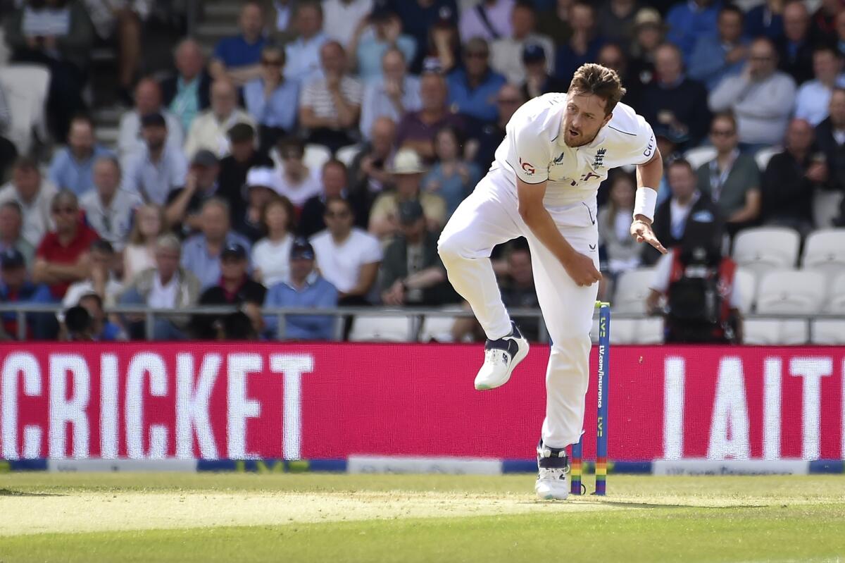 Robinson is hopeful of keeping his spot for the fourth Test in Manchester . - AP