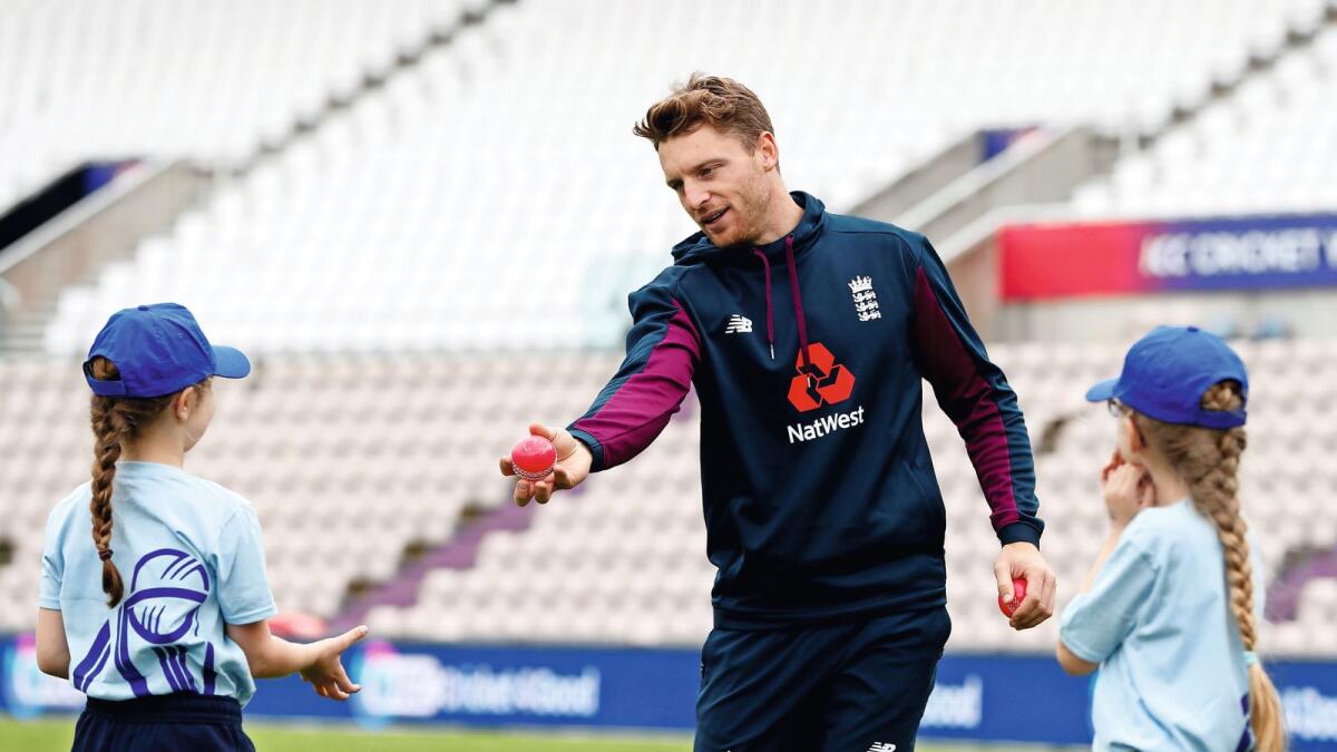 Pushing the boundaries: England batsman Jos Buttler feels 500 runs can be breached. — Reuters