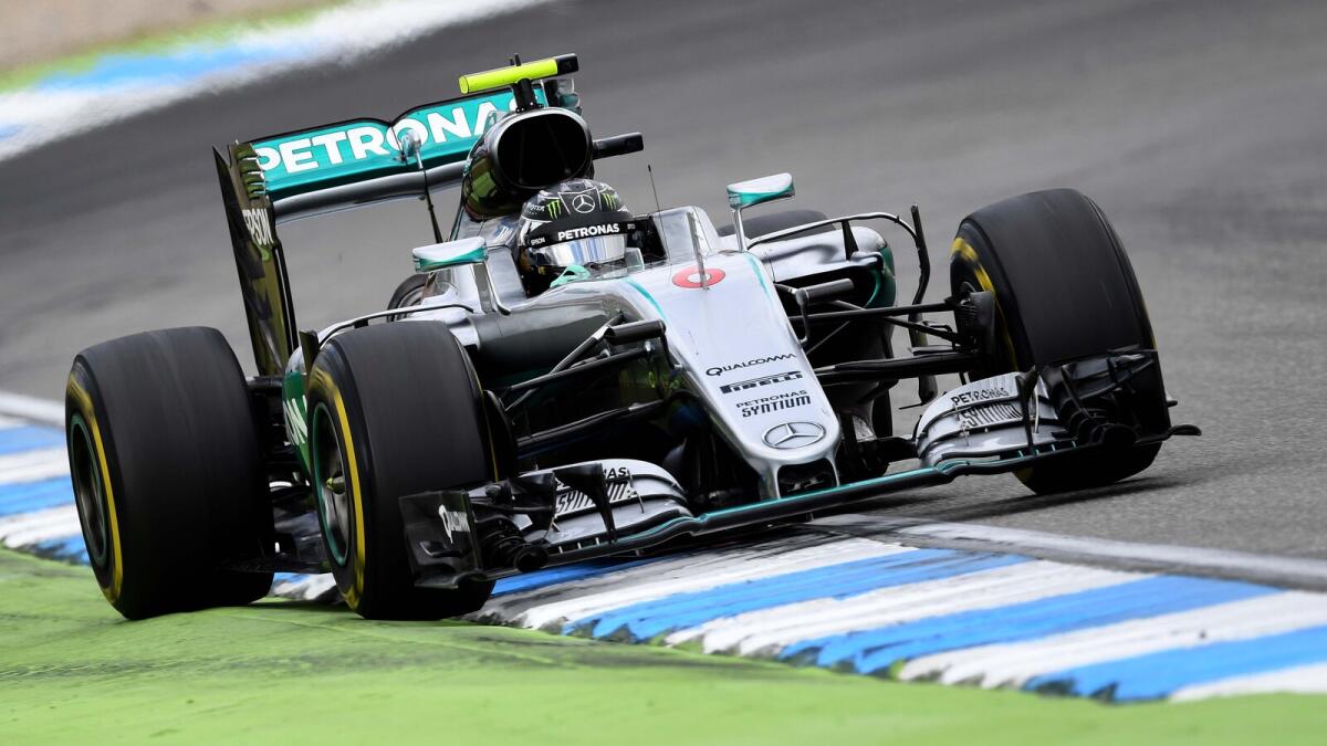 Brilliant Rosberg sets the pace in German Grand Prix practice