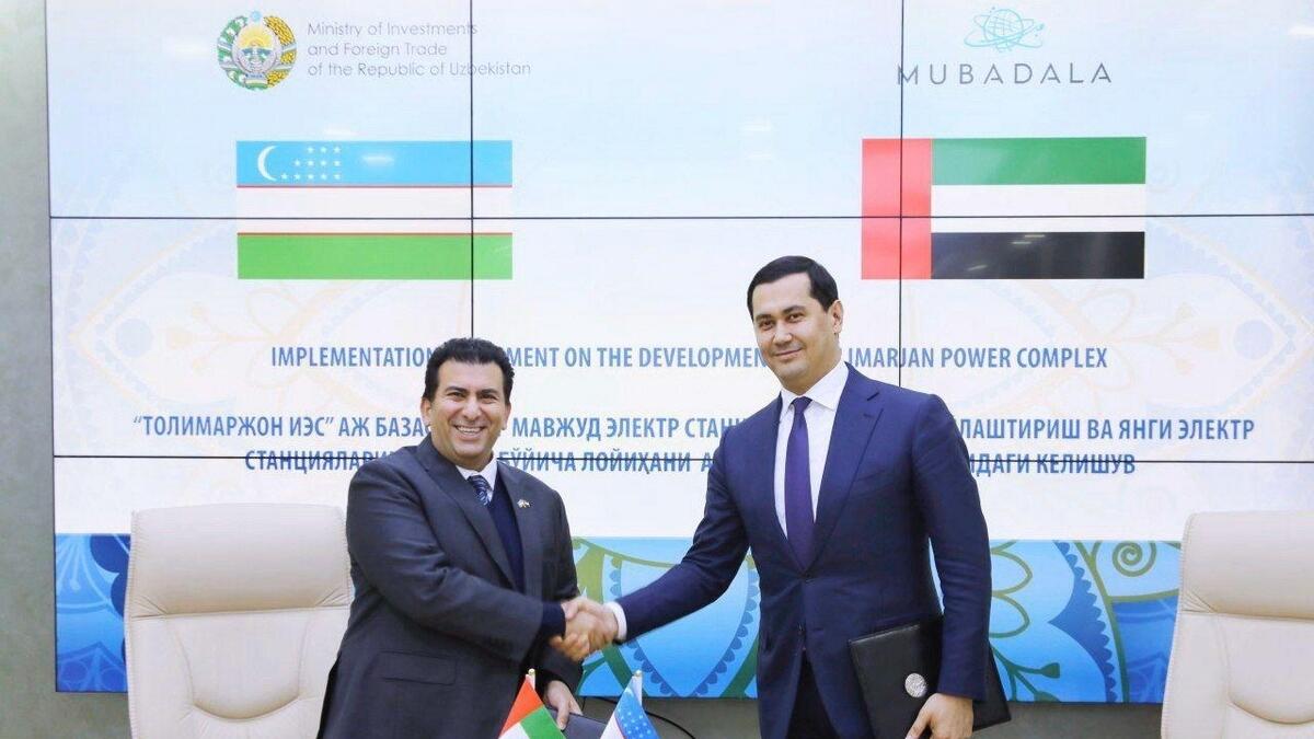 Mubadala signs agreement for Talimarjan Power Complex in Uzbekistan