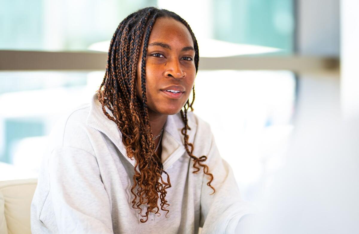 Coco Gauff during Media Day at the Dubai Duty Free Tennis Championships. — Supplied photo