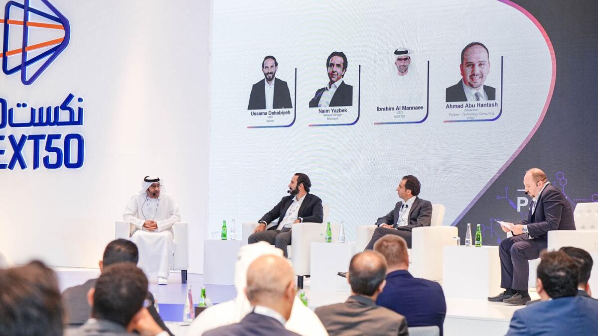 Ibrahim Al Mannaee, CEO, Next50, said AI, machine learning, and data, underpinned by deep industrial expertise, have the potential to transform the way businesses operate. — Supplied photo