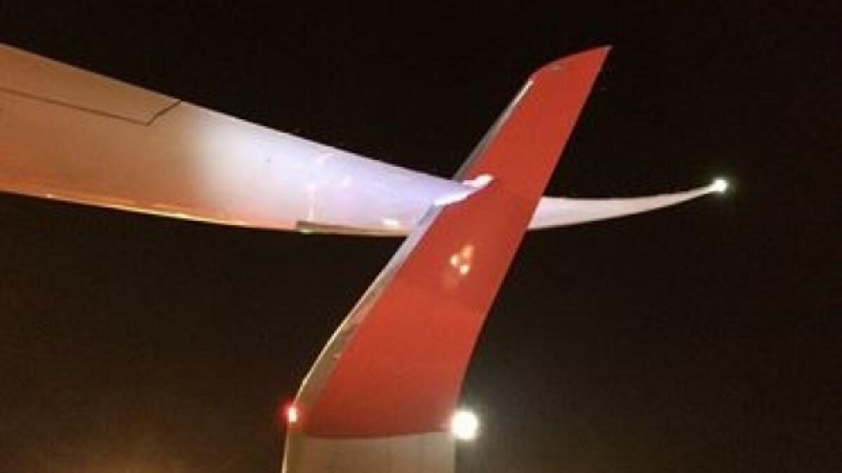Two airplanes clip wings at Toronto airport, no injuries