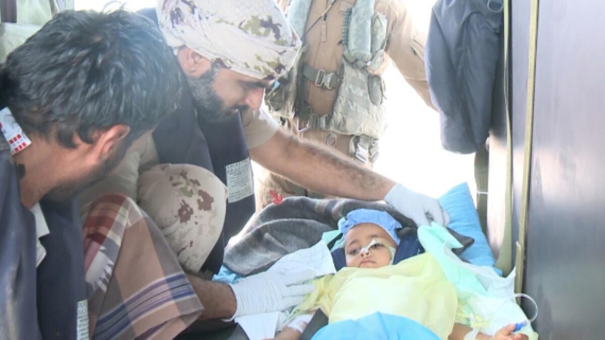 UAE evacuates 3-year-old Yemeni child injured in Houthi shelling  