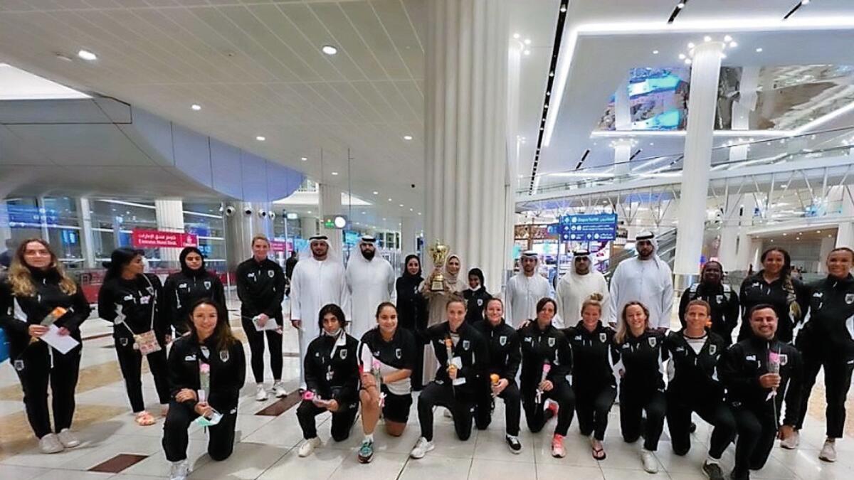 The UAE women's team. — UAE Rugby Federation