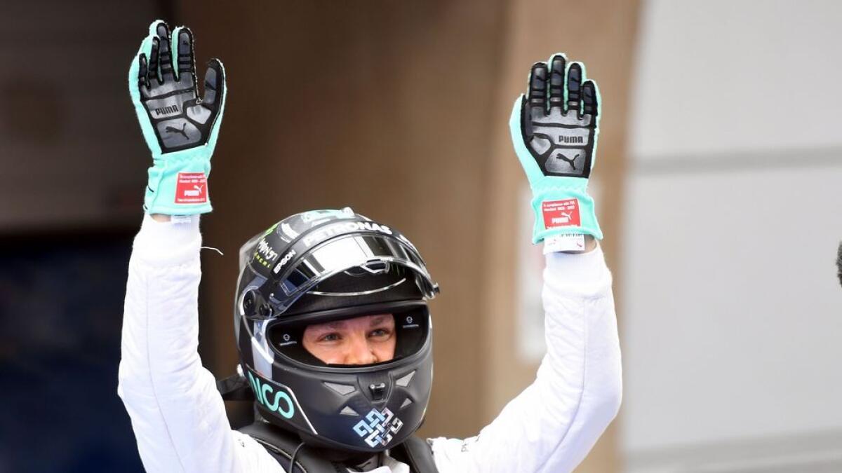 Rosberg completes hat-trick at Chinese Grand Prix