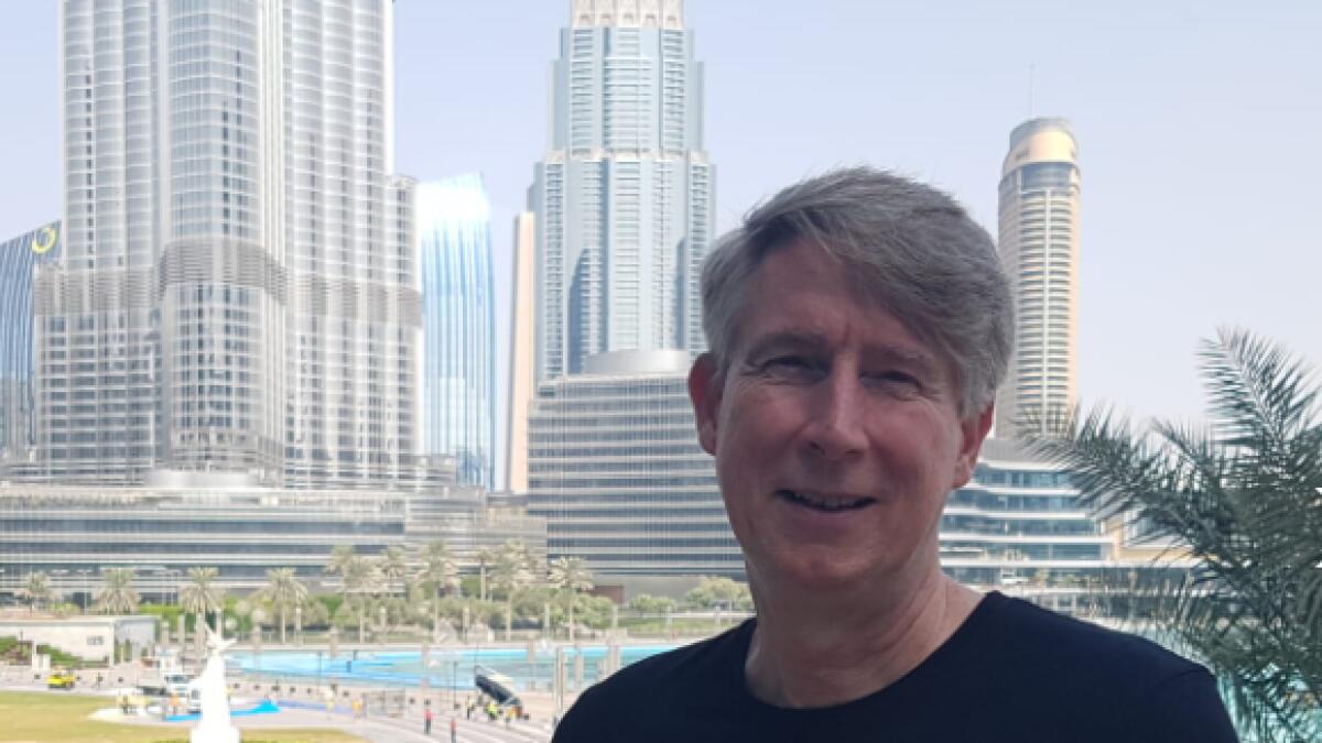 Dr James Trotter, a 57-year-old dean in Dubai, has always had good fitness habits. Now, he mainly aims  to motivate students.- Supplied photo