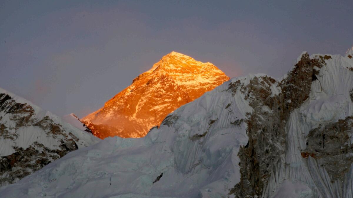 Mount Everest. — AP file
