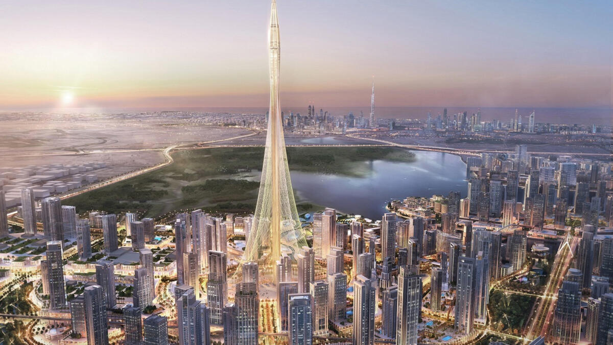 Foundation work completed for worlds biggest tower in Dubai