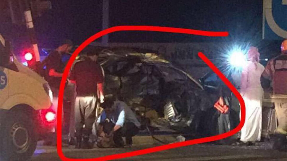 Woman, baby die after speeding husband jumps red light in Ras Al Khaimah
