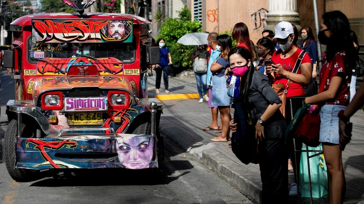 Thousands, jeepneys, king of the road, return, roads, Philippines, easing, lockdown, coronavirus, Covid-19