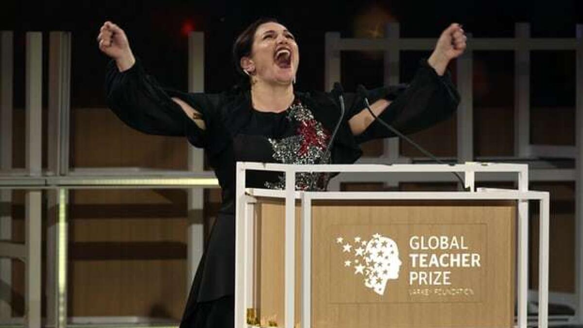 Still not sure how to use $1m award: Global Teacher Prize winner 