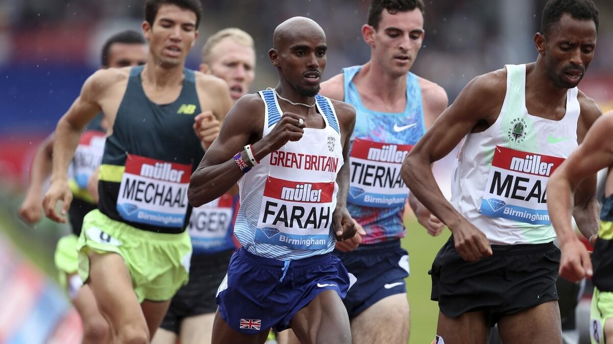 Mo Farah wins his last track race in Britain