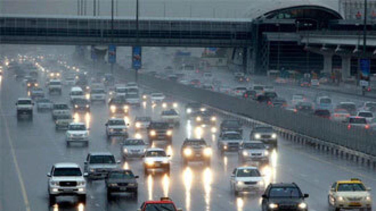 Scattered rain across the UAE