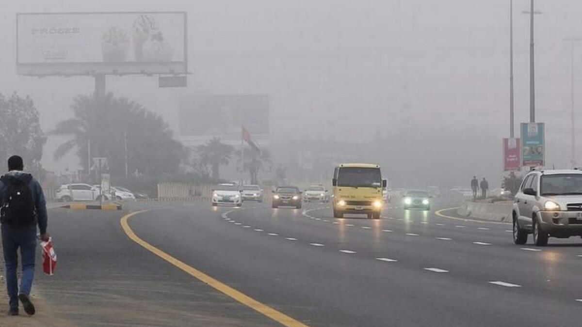 Weather: Fog wraps Dubai, visibility less than 1,000m