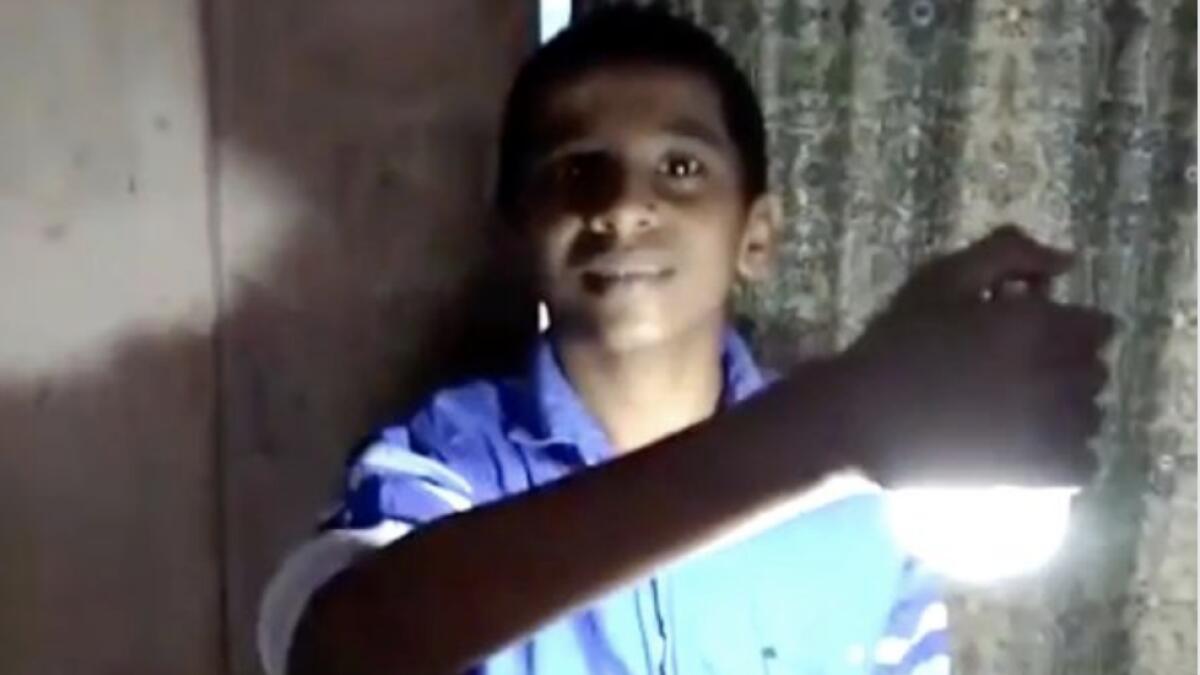  Video: 9-year-old Indian boy lights up bulb by touching it 