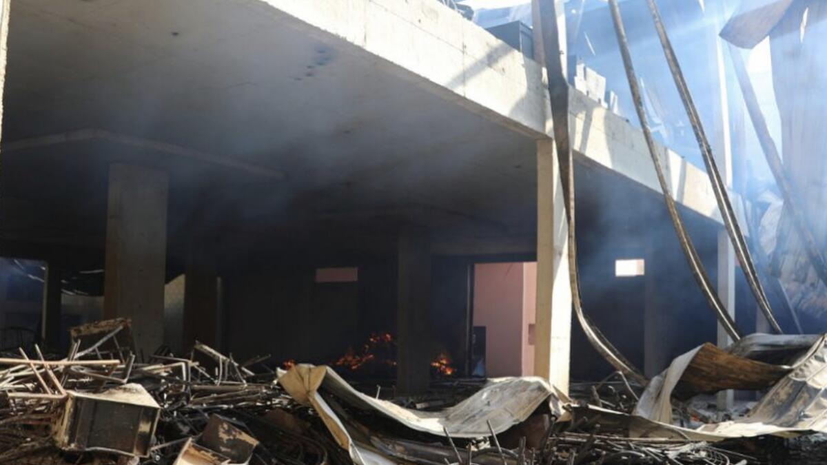 Video: Warehouses gutted in massive Ajman fire 