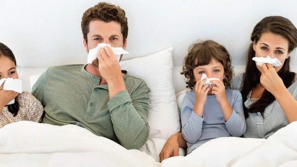 It is advisable for families to stay away from crowded places, especially when there are children or adults suffering from flu at home. — File photo